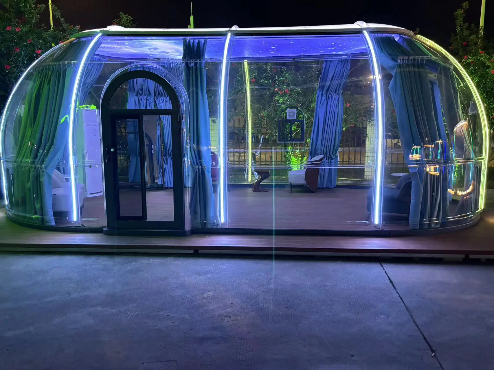 Detachable starry sky room outdoor tents dome tents outdoor panoramic transparent Dome Tent Polycarbonate Star View Dome House