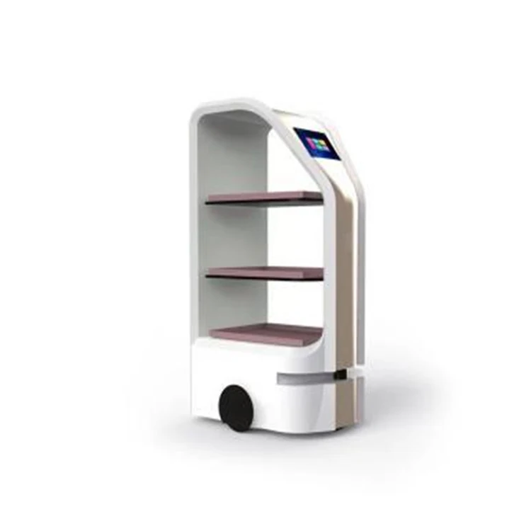 Auto Navigation Delivery Robot Smart AI Deliver Robot Waiter  Automatic Guiding Food Delivery Robot