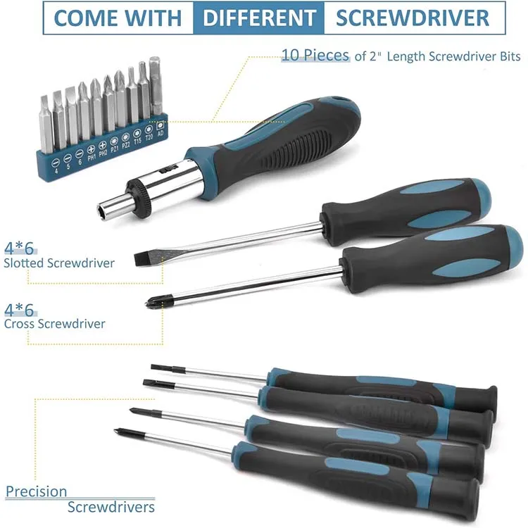 heavy duty combo professional garden multifunctional cordless motorcycle power tool kit set home big tools set