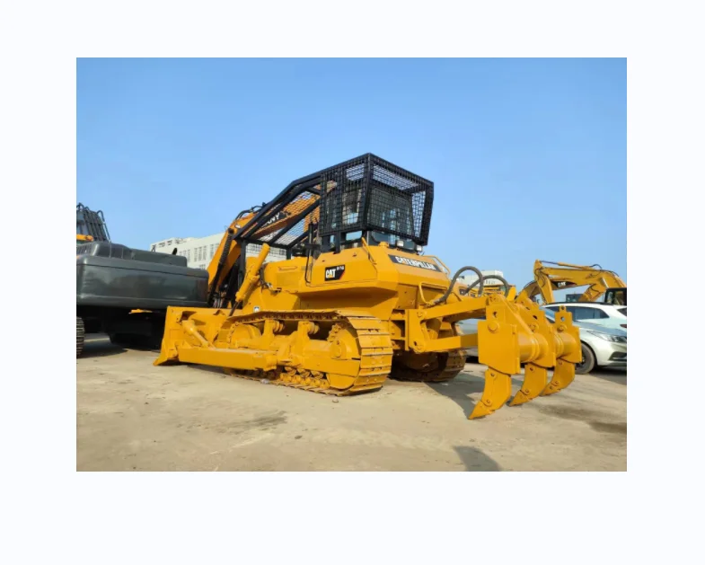 Japan used bulldozer high quality used cat D7G bulldozer with forest fence
