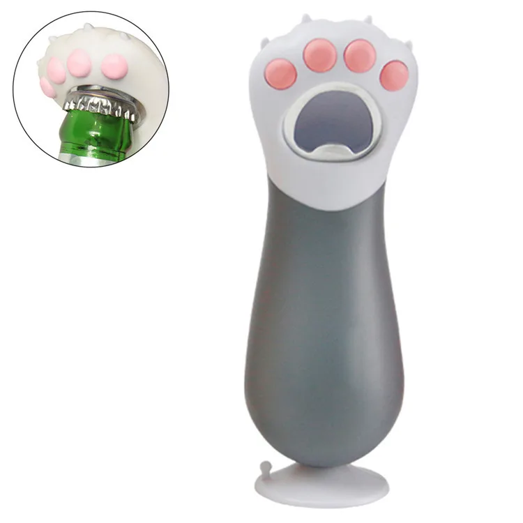 New Fashion Cartoon Cat Paw Shaped Beer Bottle Opener For  Bar Kitchen Tool