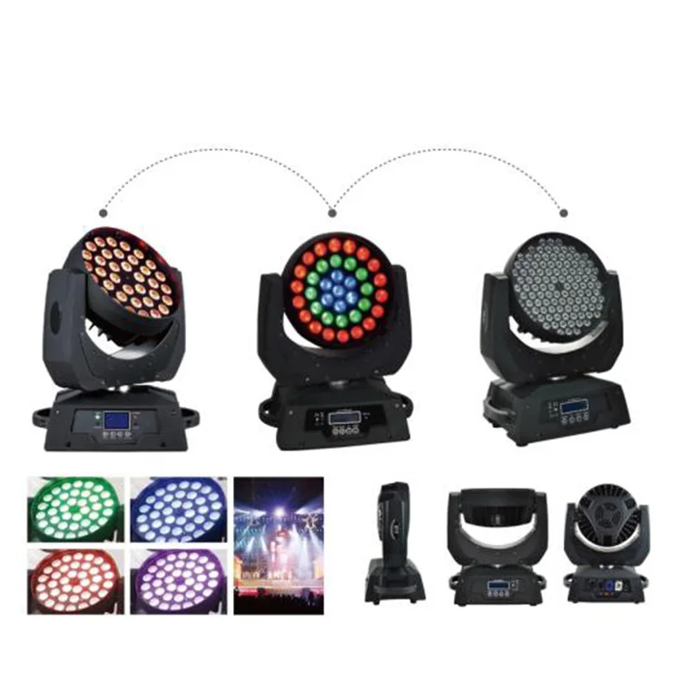Popular Birthday Party Decorations RGBW Effect  Dj Led Beam Moving Head Light Disco Lighting Stage Laser led display