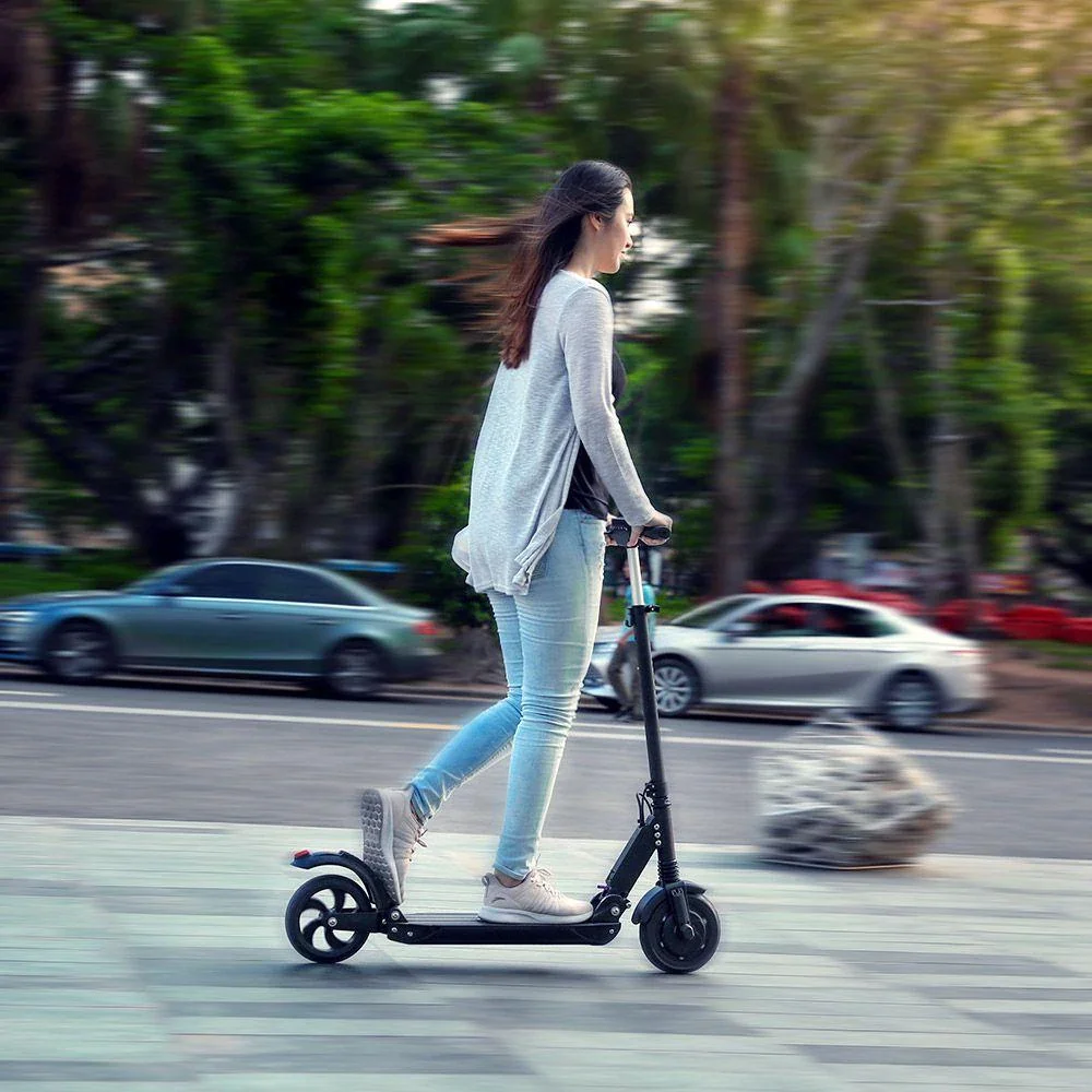 KUGOO S1 Folding Electric Scooter 350W Motor LCD Display Screen 3 Speed Modes Max 30km/h - Black