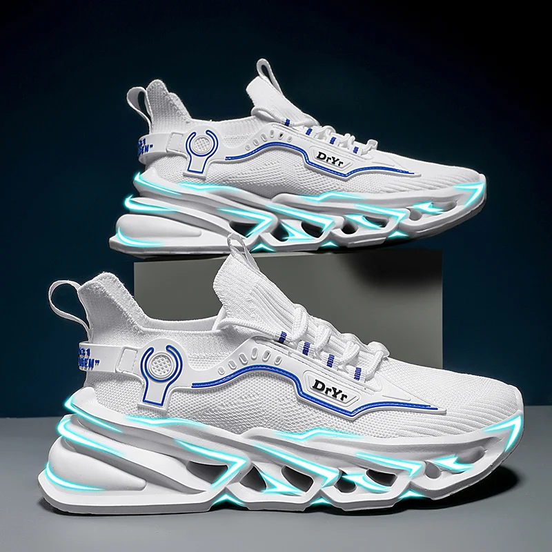 Hot Sale New Men Sneakers Thick Sole Breathable Running Shoes for Men Outdoors Walking Style Shoes Custom Zapatillas Tenis