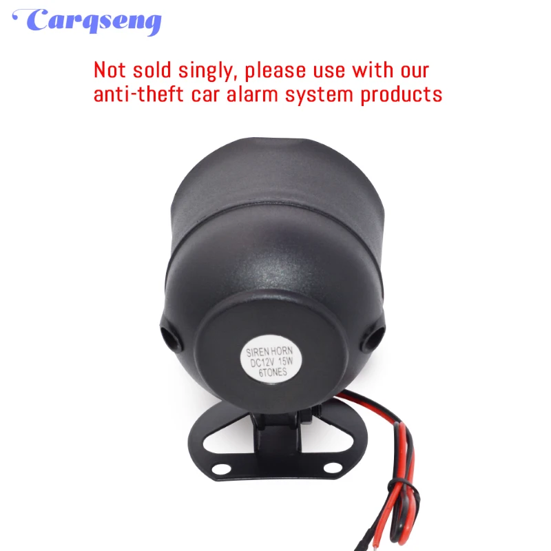 Universal safeguard one way car alarm immobilizer alarma carro siren hor car alarm for car
