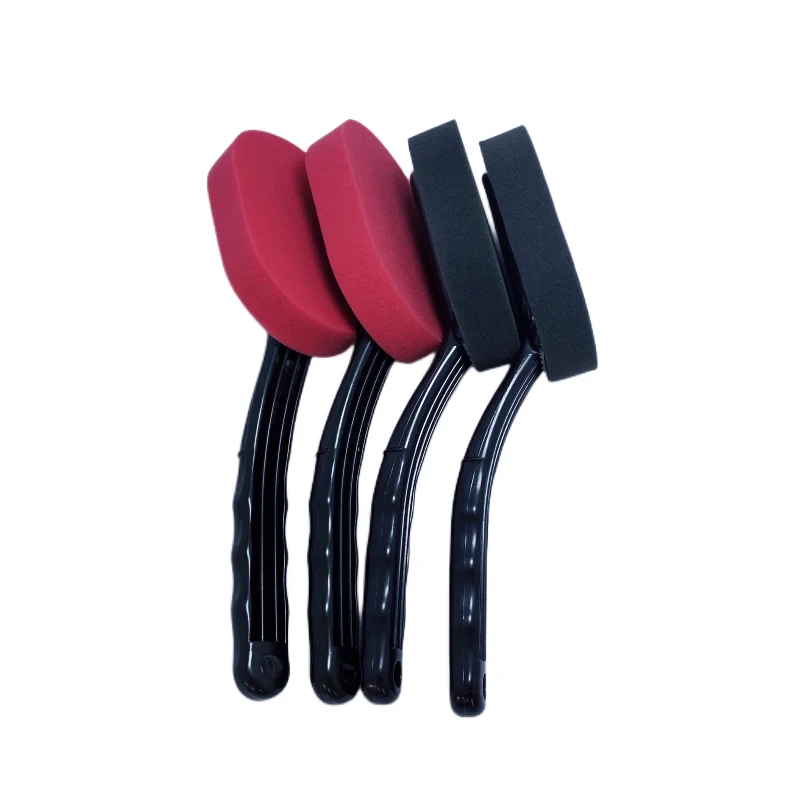 Automobile tire waxing, brushing, polishing, manufacturer wholesale wheel hub waxing, cleaning, sponge brush, car washing tools