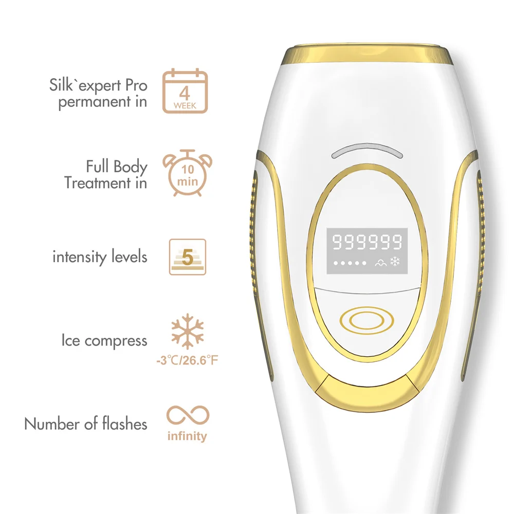 Trending Products 2022 New Arrivals 990000 Flashes Home Use IPL Laser Hair Removal Machine Permanent IPL Hair Removal for Women