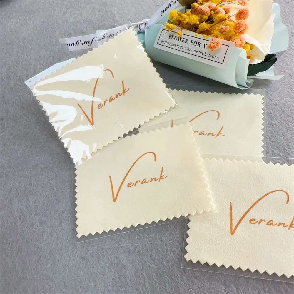 Custom Microfiber Sterling Silver Gold Brass Watch Jewelry Cleaner Cloth Cleaning Cloth Polishing Cloth For Jewelry With Logo