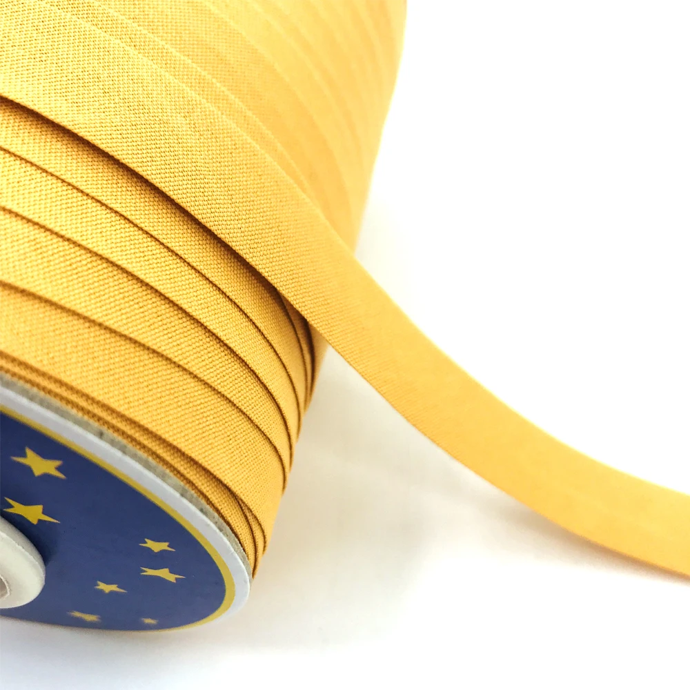 High density twill tape iron on 6mm cotton polyester double fold bias binding tape for sewing