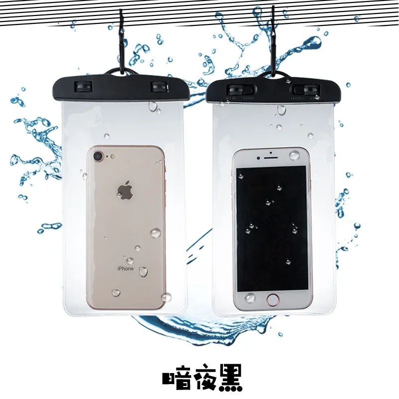 Wholesale outdoor Waterproof phone diving bag swimming phone bag waterproof phone case