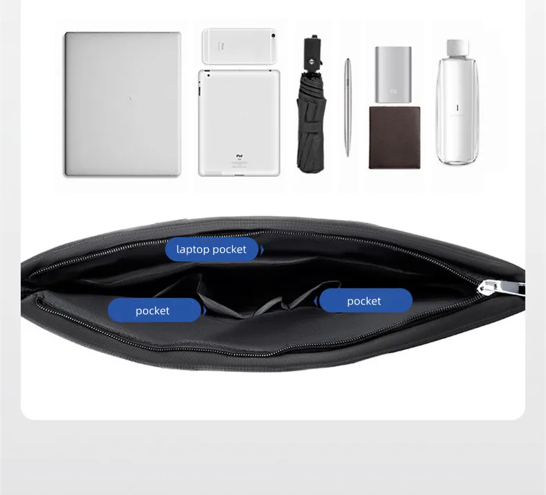 Laptop Sleeve Case 15.6 inch, Durable Travel Laptop Bag Handbag Shockproof Protective Computer Cover Carrying Bag Briefcase