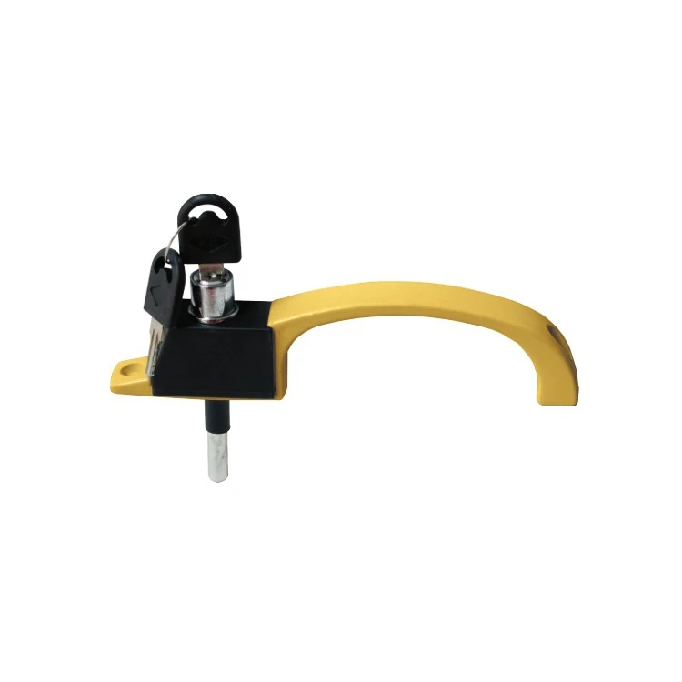 Hot Sale Aluminium Screen Window Door Pull-up Push Handles Lock With Key