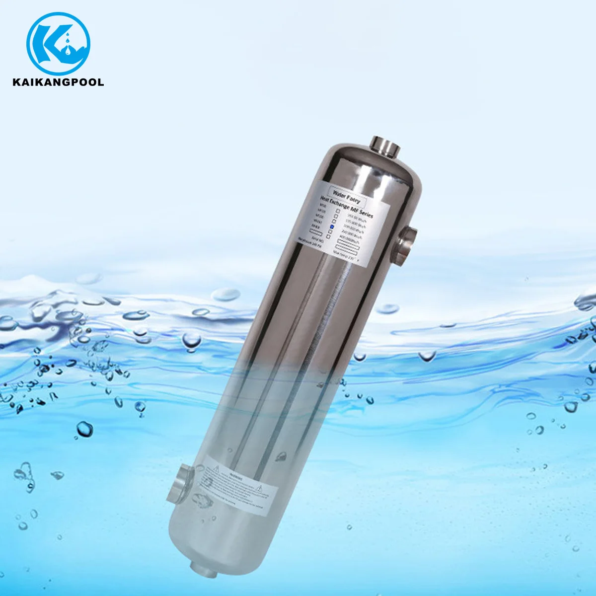 Hot Sale Stainless steel Swimming Pool Water Heater Heat Pump Tubular Exchanger