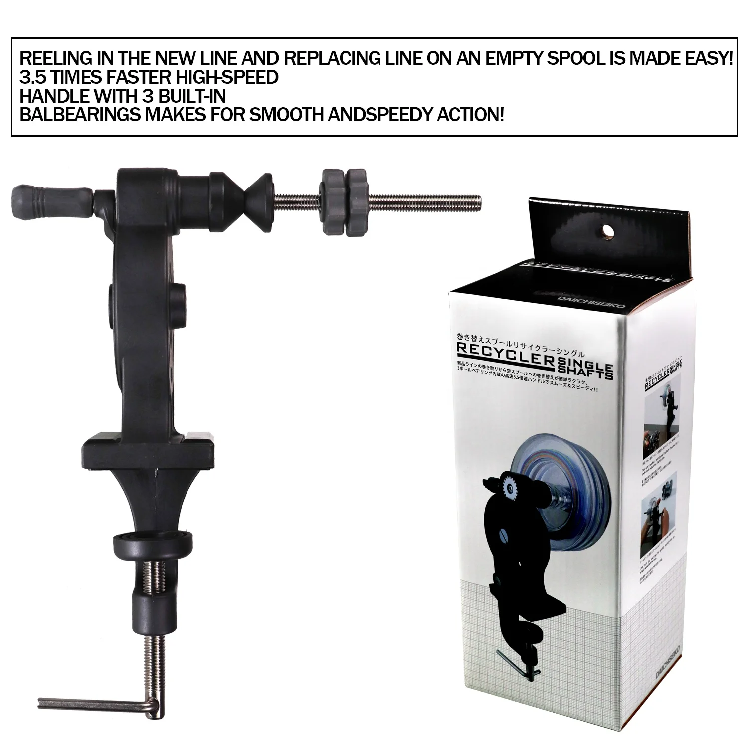 
stock is available, Fishing Line Spooler Spooling Station System Machine Reel Spooler Fishing Line Winder 