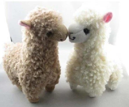 Custom Made Cute 9inch Alpacasso Alpaca Llama Decor toy/ Plush stuffed lama Toy/promotion use ASTM CPSIA plush alpaca toy