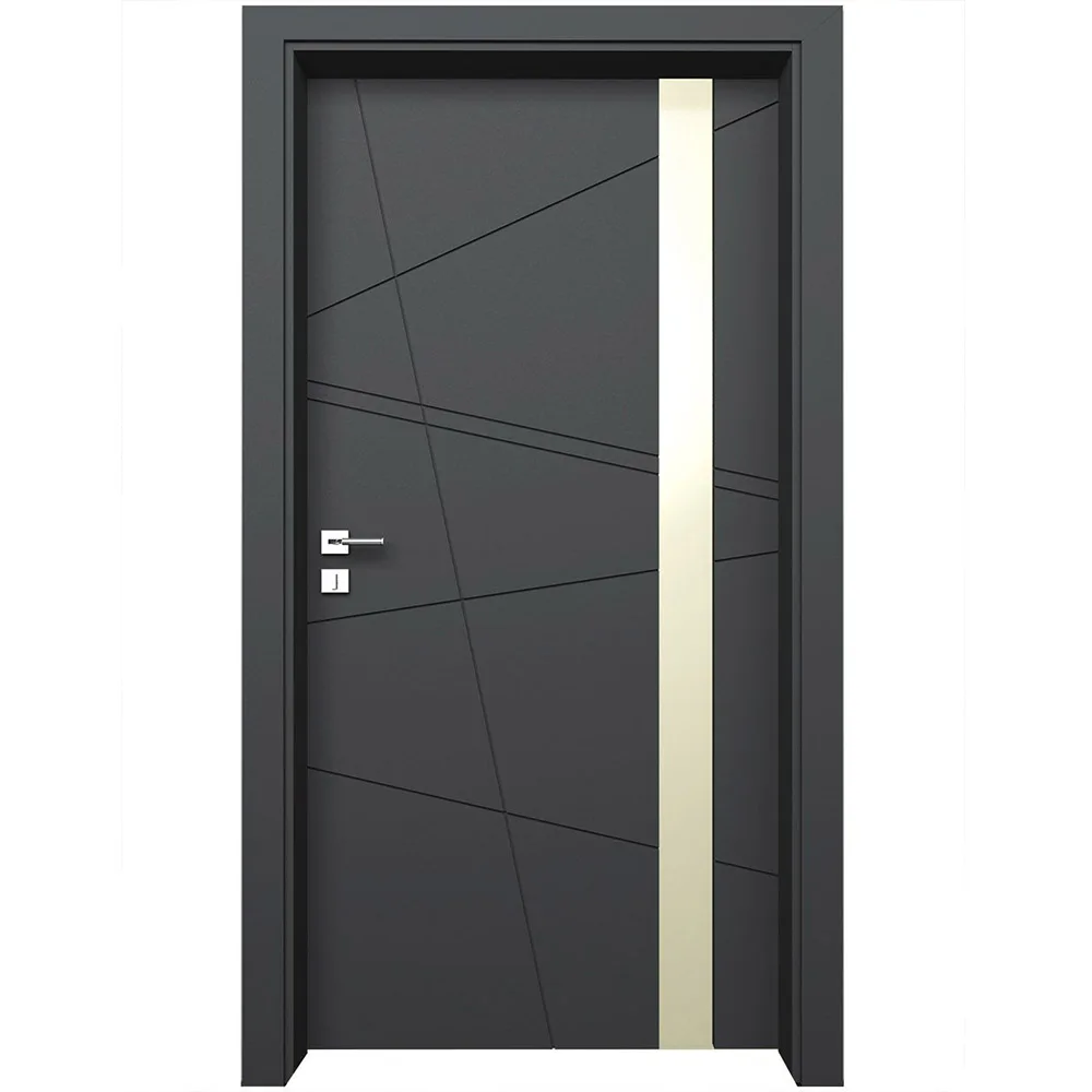 China Foshan Factory Interior Apartment Room Cheap Wpc Solid Wooden Doors Others Doors