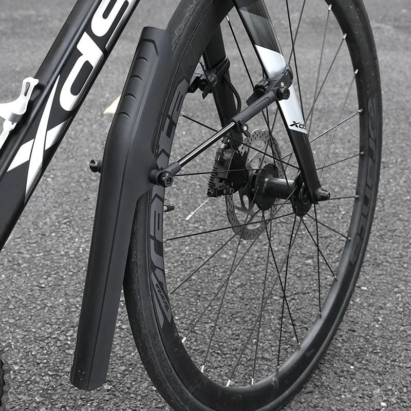 Road Bike Front Rear Fender Quick Release Bicycle Fender Durable Lightweight Bicycle Mudguards With Taillight