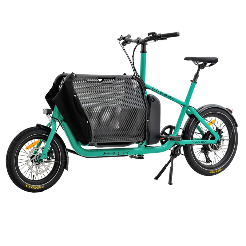 2024 Newest electric pickup cargo bike electric cargo bicycle folding front basket e-cargo bike 36V350W pedelec cargo e-bikes