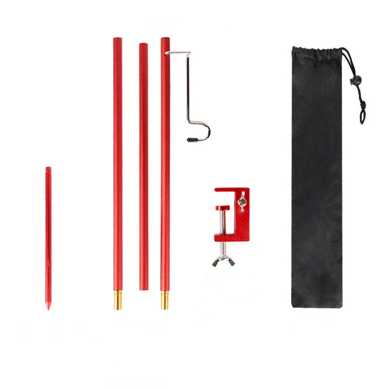 Black Paint Lamp Camping Light Lantern Stand Lightweight Light Poles accessory