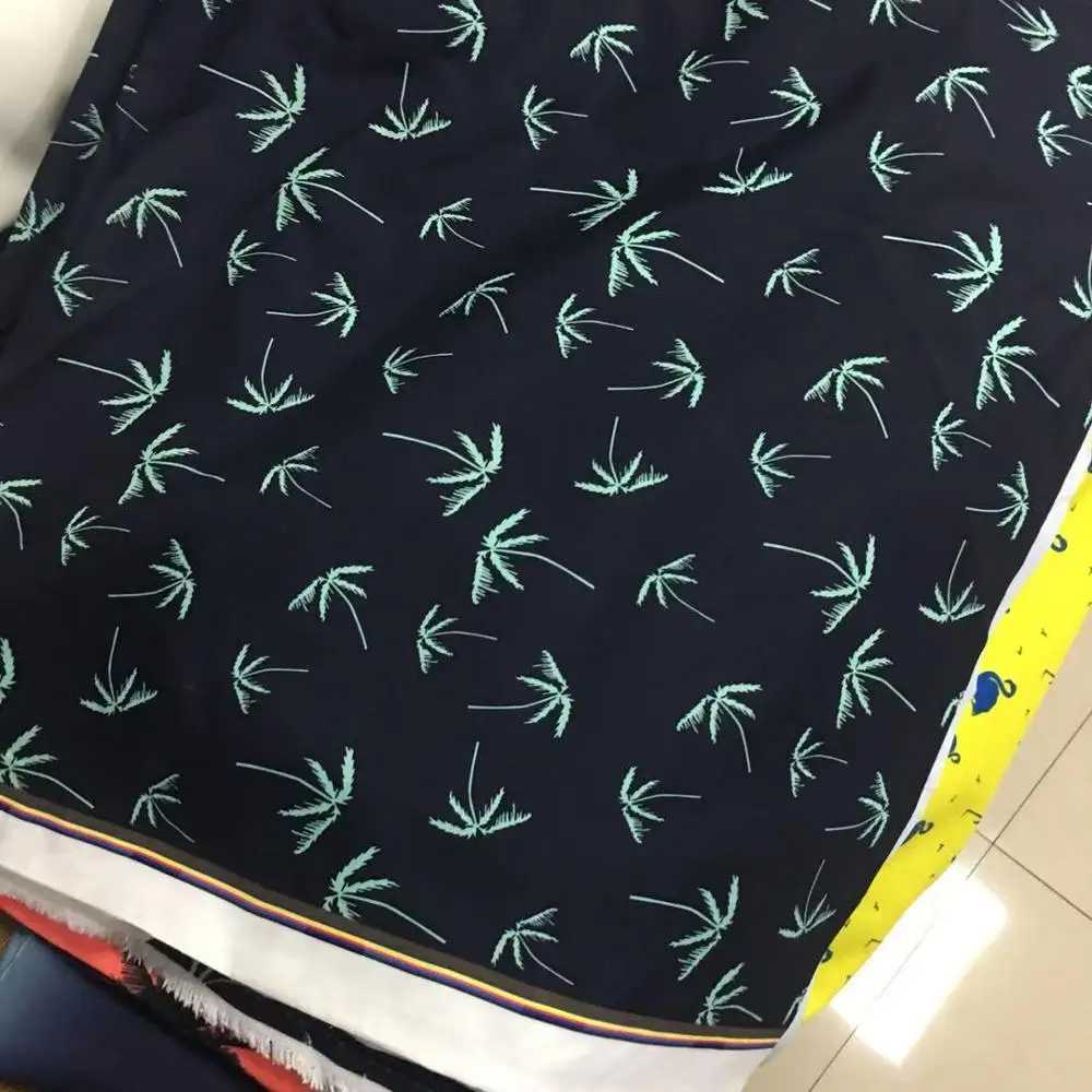 Фабричная оптовая продажа, тканевая ткань персикового цвета для мужских шорт/плавания