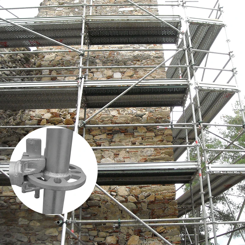 Building Hot Dip Galvanized Ringlock Scaffolding Set Facade for Sale