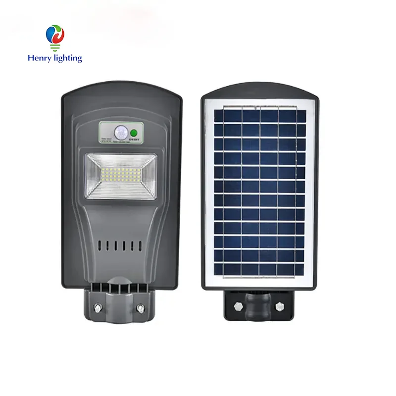 Integrated Security outdoor lamp waterproof 30w 60w 90w 120 150 W ABS solar LED street light for road lighting