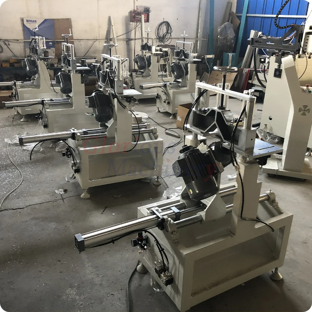 Double Head Aluminium Cutting Machine V Notch Cutter Machine For Window Door Making