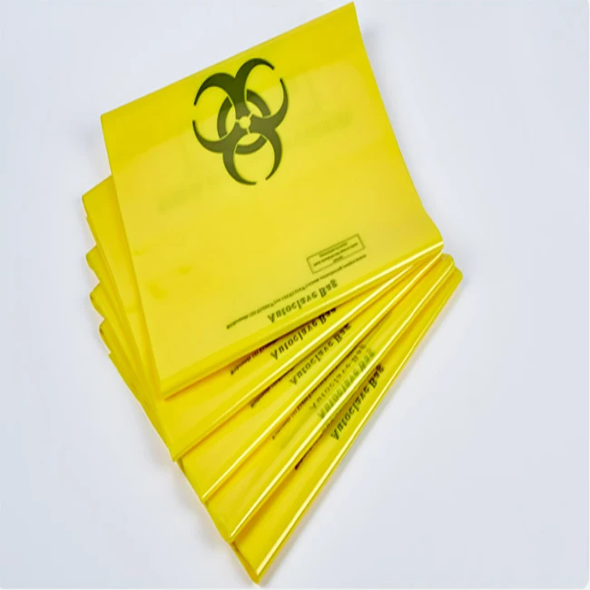 ПП, полиэтиленовый материал, Автоклавируемые пакеты для биологической опасности, безопасные пакеты для биомедицинских отходов для сбора отходов