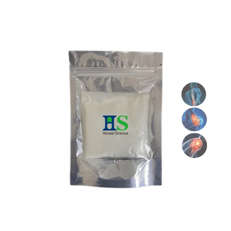Sample of sodium chondroitin sulfate powder marine fish