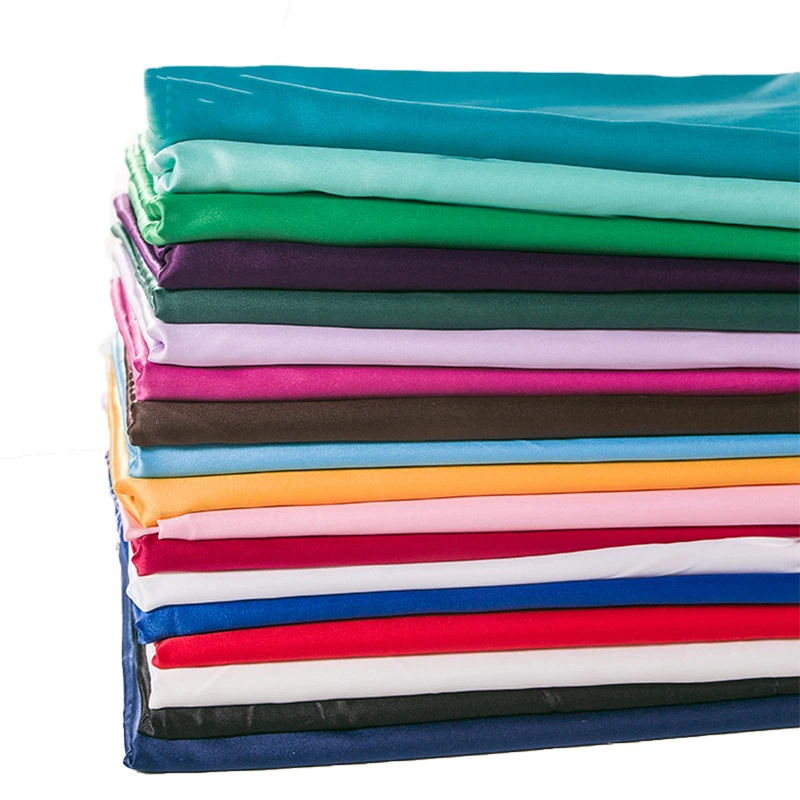 Оптовая продажа, недорогие блестящие Стрейчевые Свадебные платья из искусственного шелка размером 92 г/кв. М, подкладка для шляпы, атласная ткань