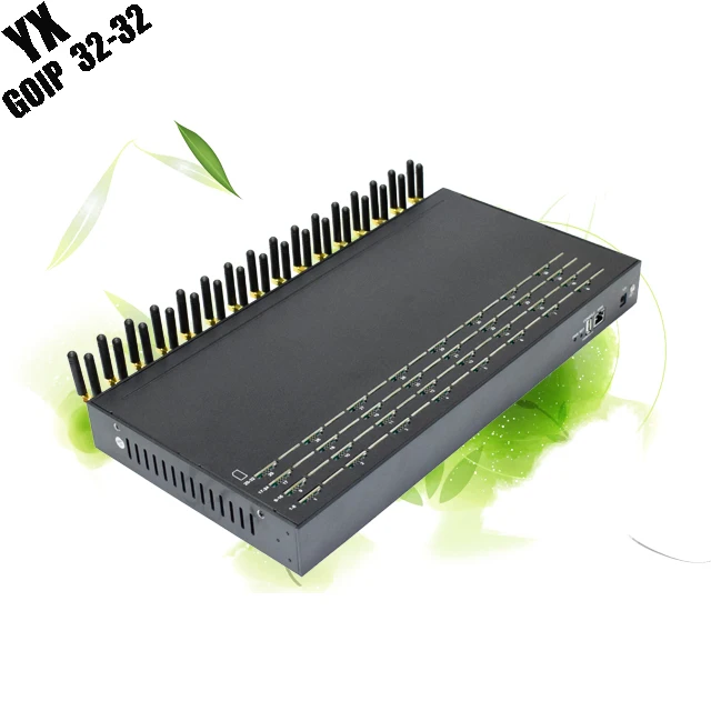Stable Ncli Router 32 Port GOIP Gateway For Call Termination And Bulk SMS Send Support API/SMPP 2G 3G 4G Sim Card