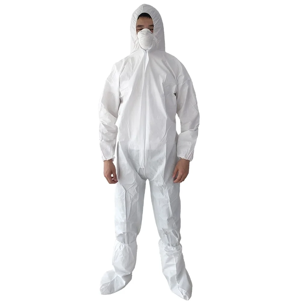 Type 5 6 Medical protective clothes Isolation suit Personal protective equipment Overol Buzo desechable Disposable overalls