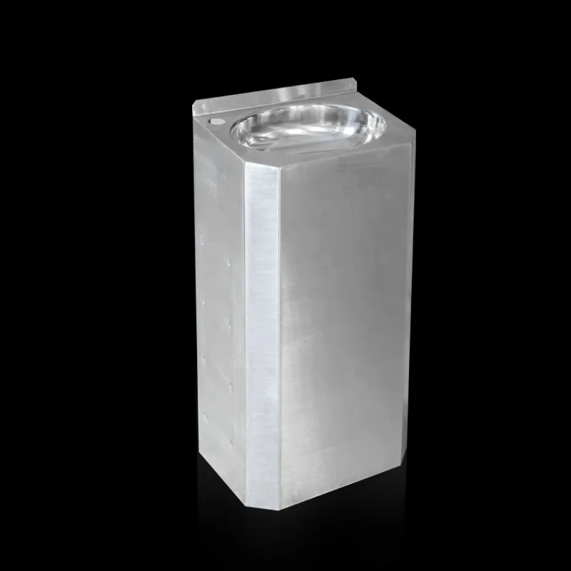 Solid surface satin finished heavy construction stainless steel oval hand wash basin for prison