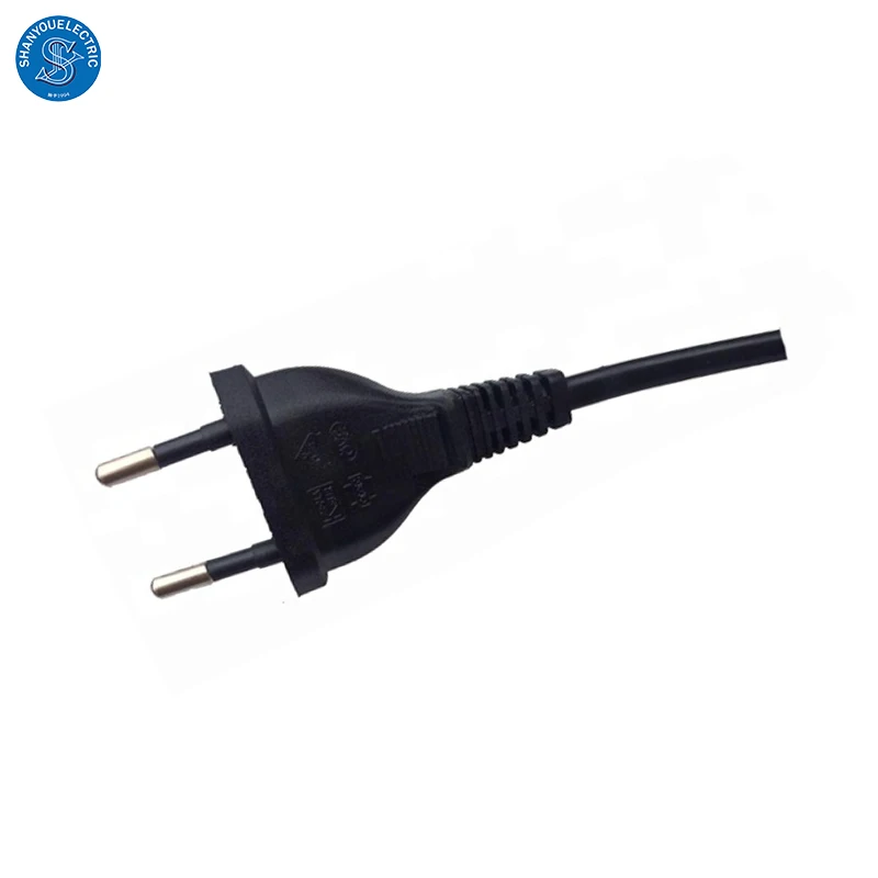  Европейский 2 ядра шнур питания кабель с Cee 7/16 Pin 2.5a