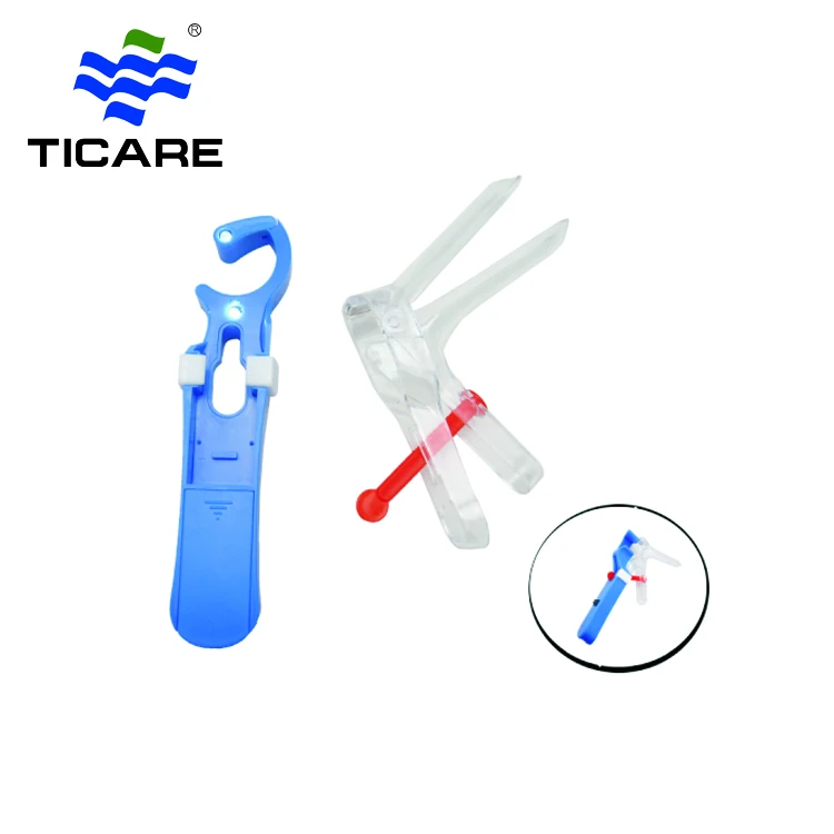 French Type Vaginal Speculum With Light Source