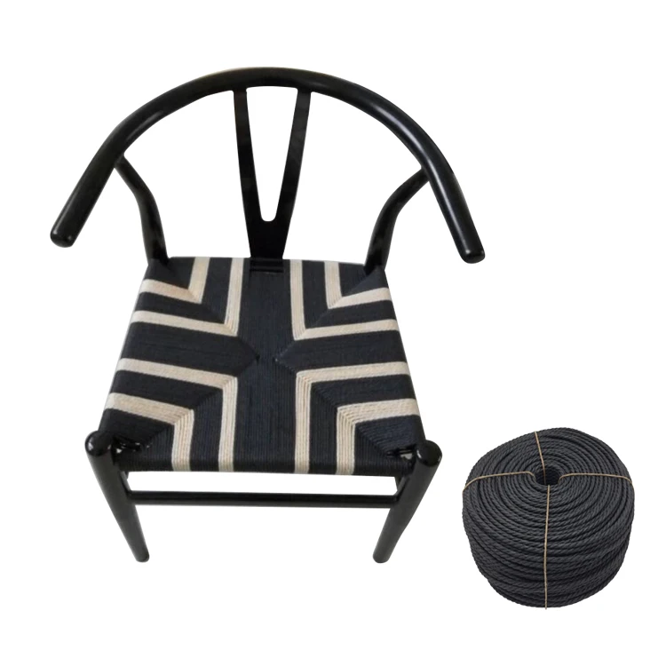 Wholesale Three Strands of Braid Rope Rattan Chair Kraft Paper Rope