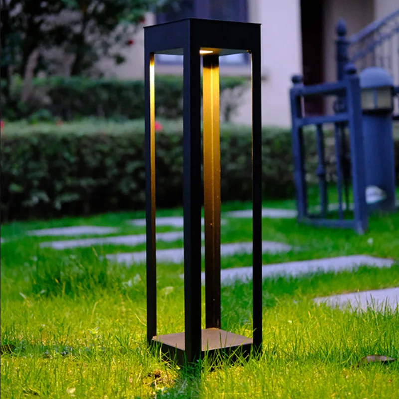 outdoor garden solar led lawn bollard light 220v lumind garden lamp outdoor villa lawn light guide landscape bollard lawn light