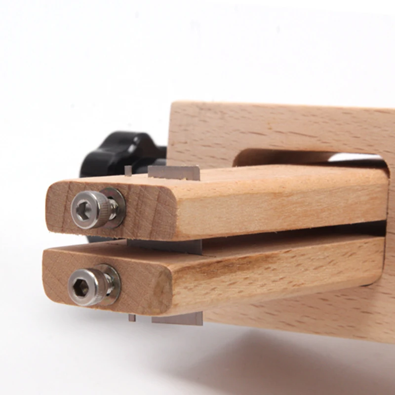 Adjustable Leather Tools Strip Cutter Wooden Strip Belt DIY Hand Cutting Wooden Strap Knife Leather With 5 Blades