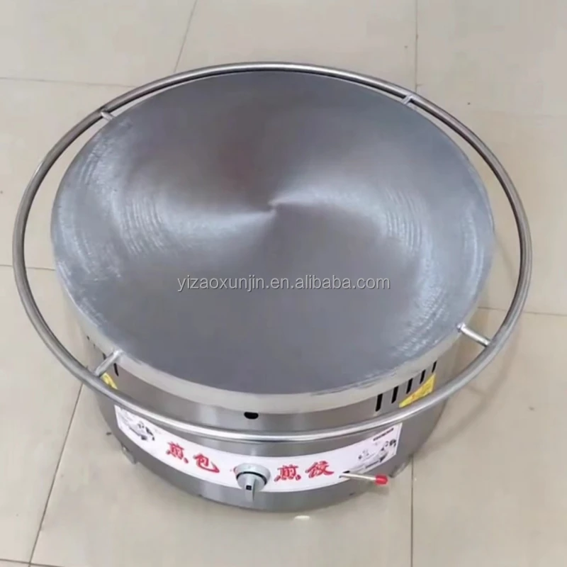 Best selling super large pancake baking tray gas circular pancake machine professional