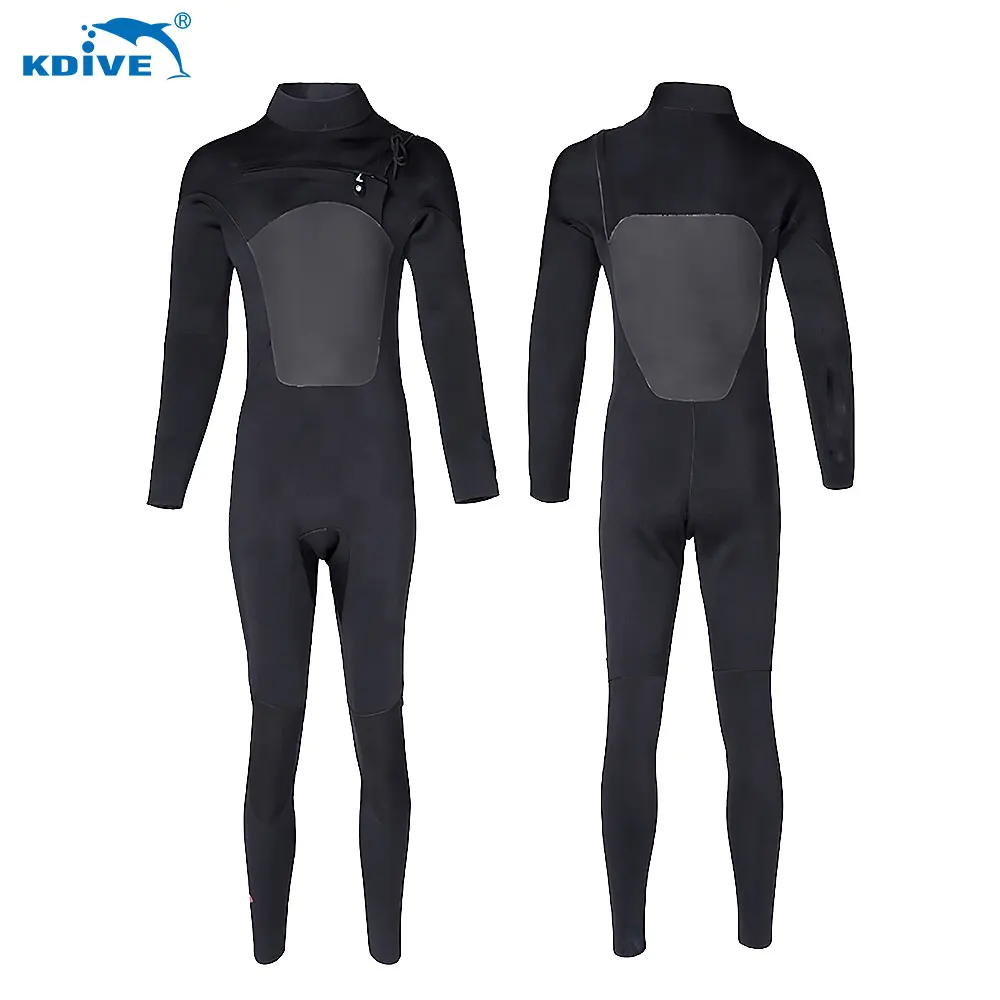 KDIVE Custom Full Surf Suit 3/2mm 4/3mm 5/4mm Front Zip Neoprene Surfing Wetsuits