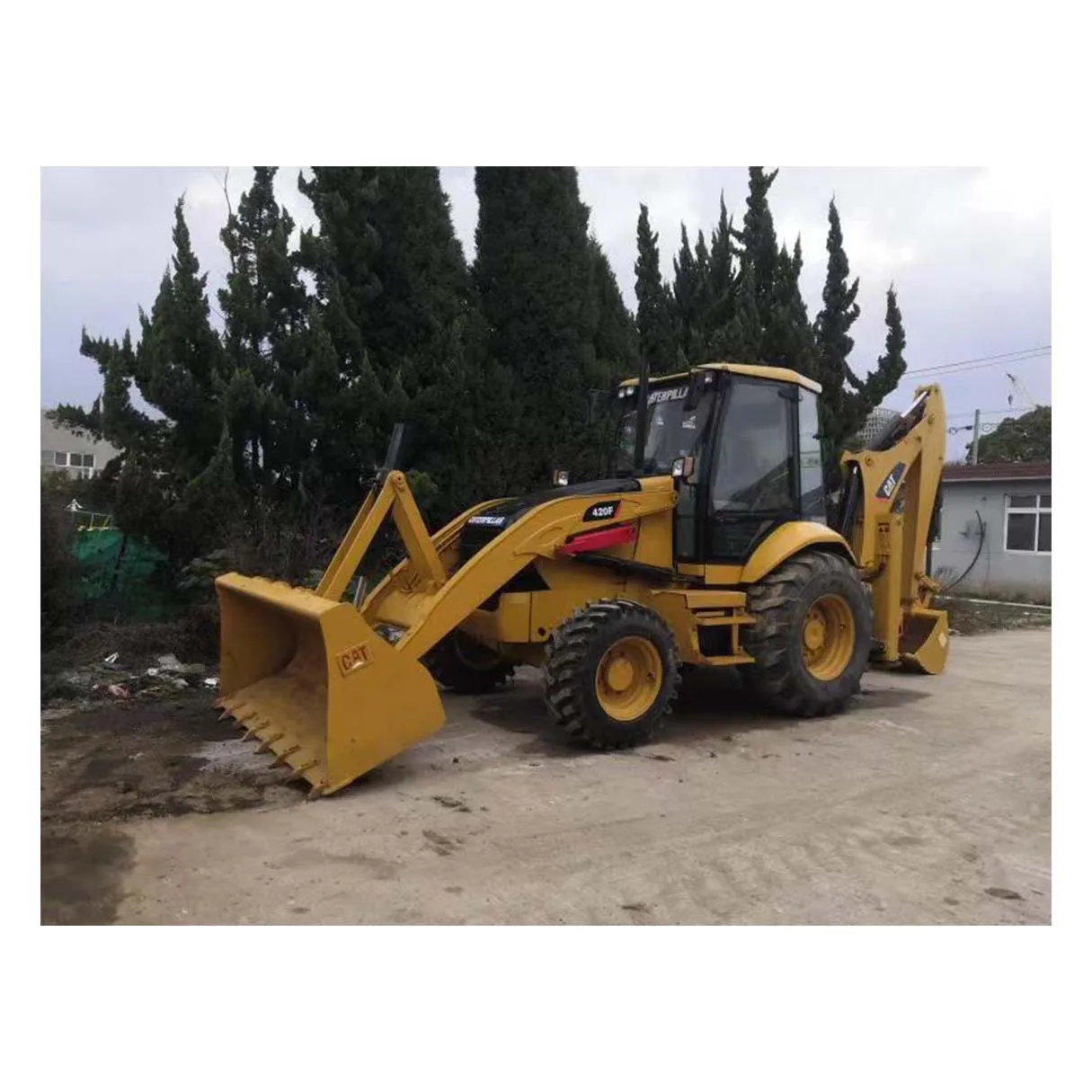 Wheels loader retroexcavadora cat 420F caterpillar 420 cat 420f backhoe excavator loader