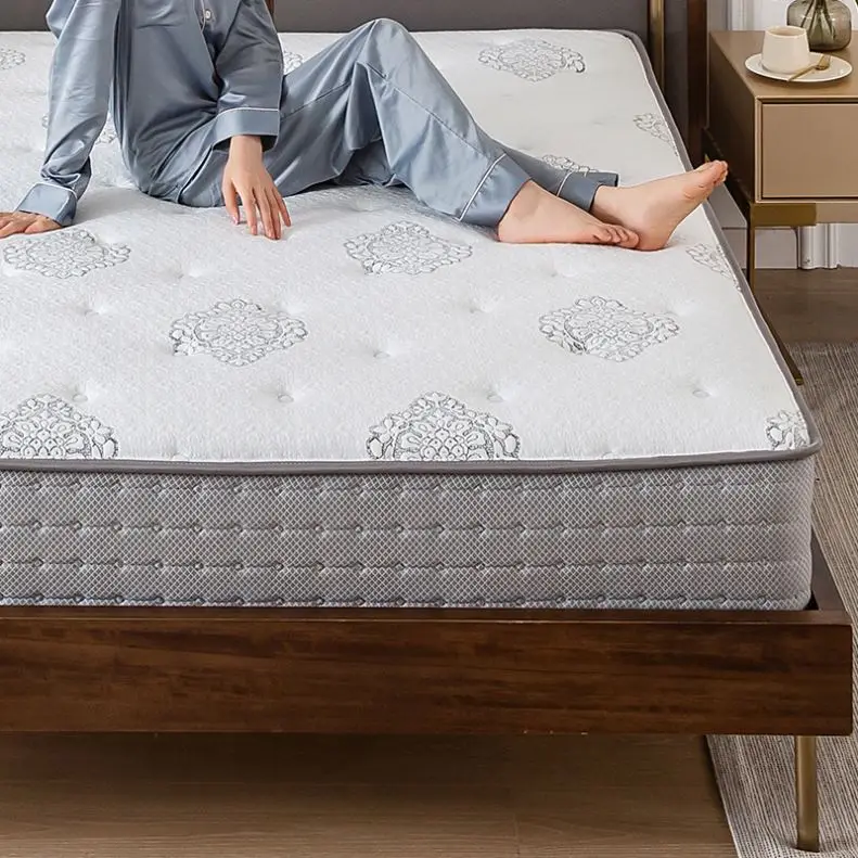 Sleep Well Orthopedic Roll up In a Box King Size Latex Mattress Bed Memory Foam Mattress