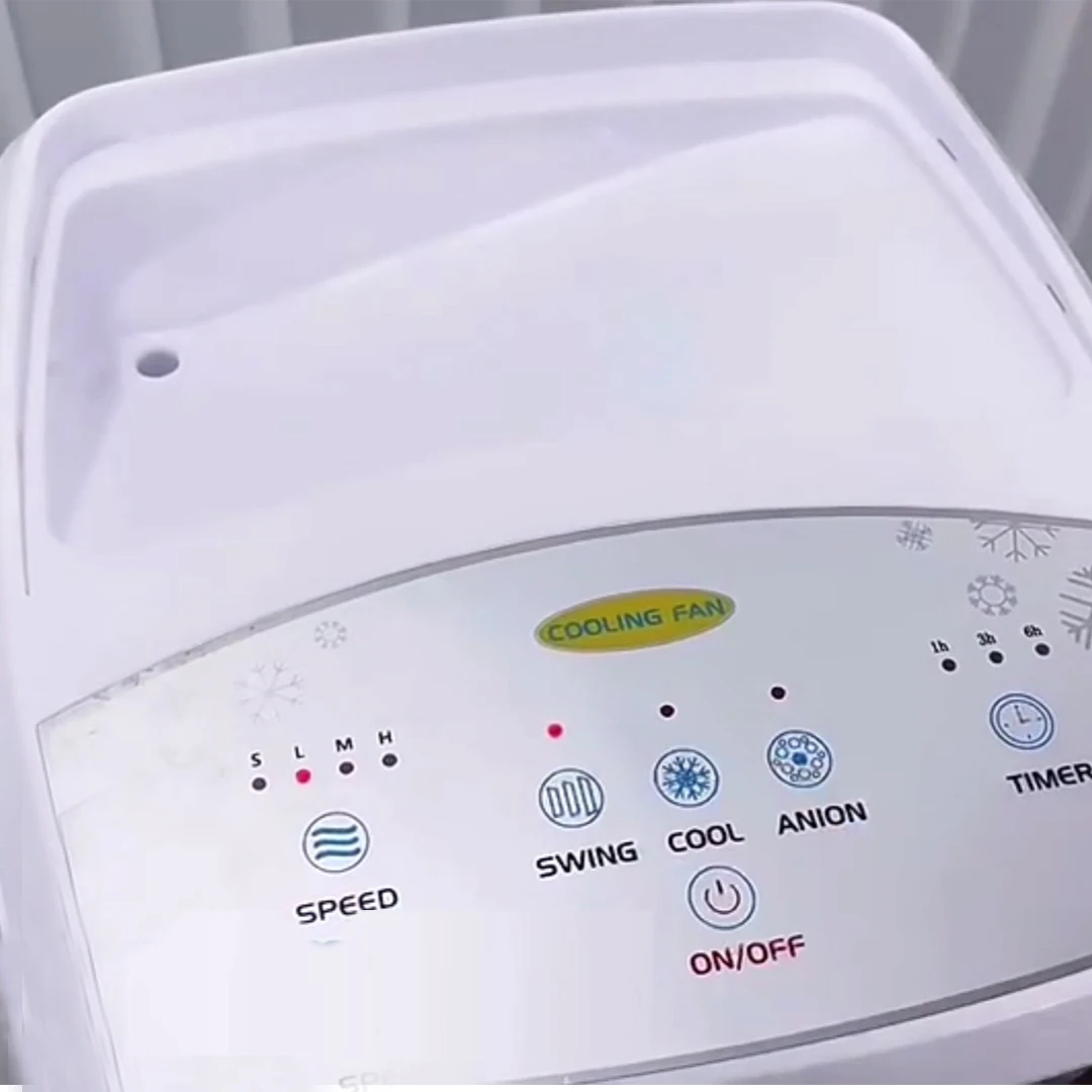 Vankool Smart LCD Digital Display Custom Color Room Water Air Cooler fan