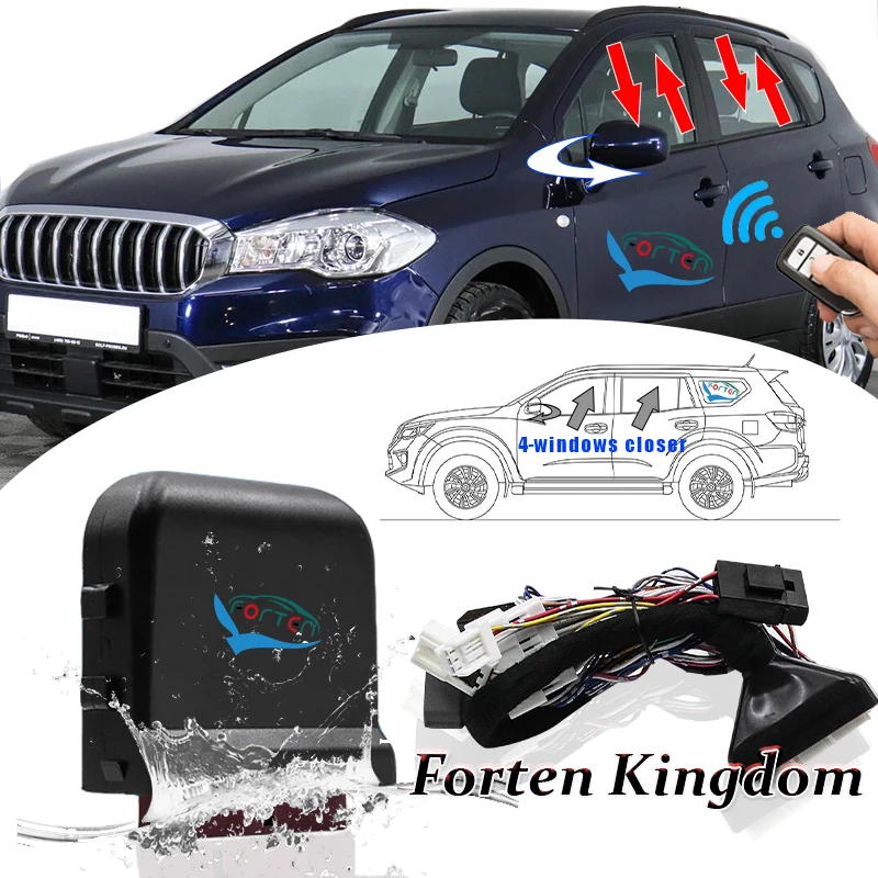 Car Automatic Window Close Kits Closer Module Automatic Folding Mirrors For SUZUKI S-CROSS SX4 13-21 Automotive Electronic Parts