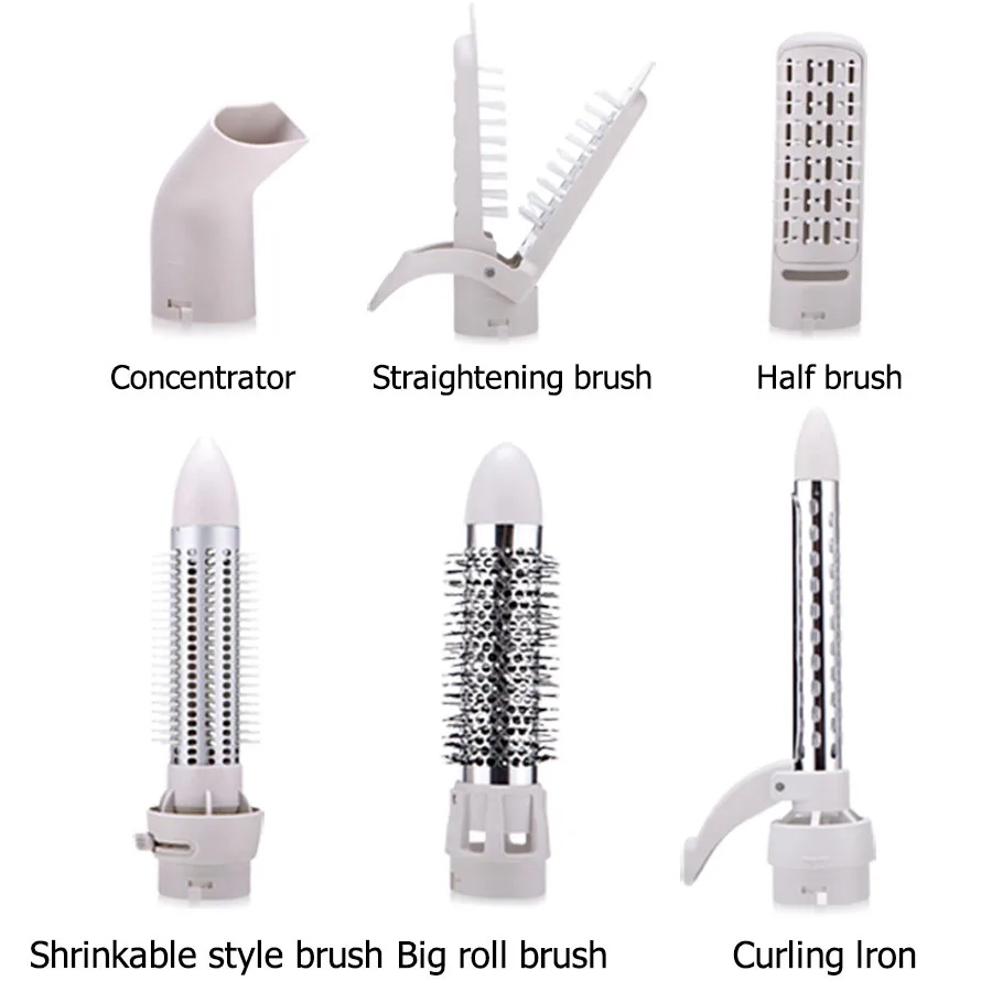 PRITECH High Quality 1000W Professional Blow Hair Brush Hot Air Styler