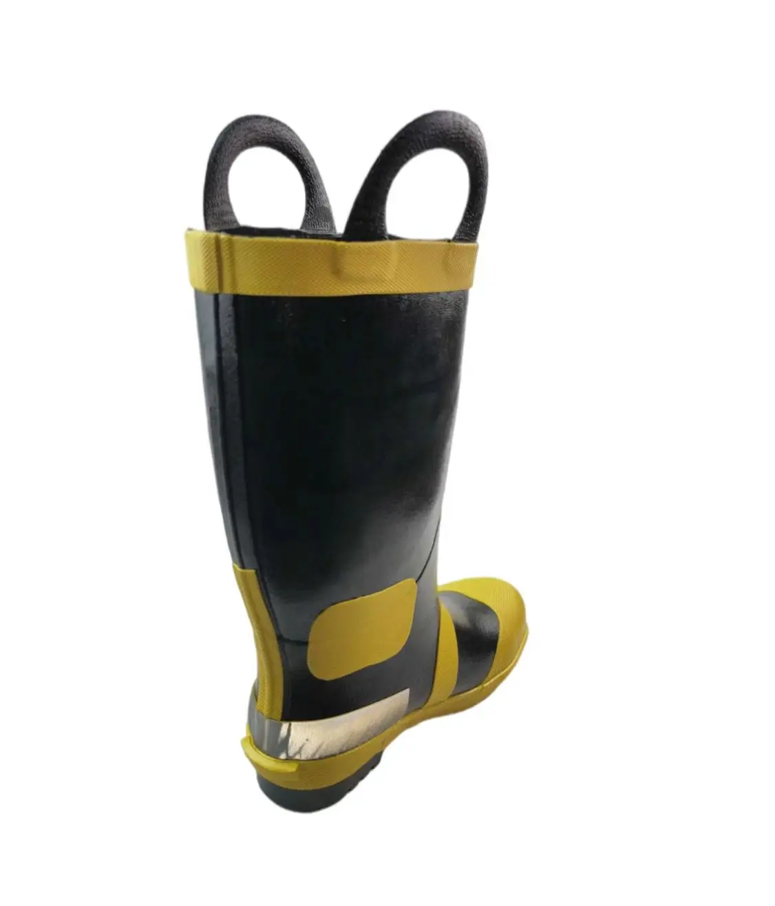 Hellfire Rubber felt insulated boo lug sole fire fighting safety boots fire fighter boots