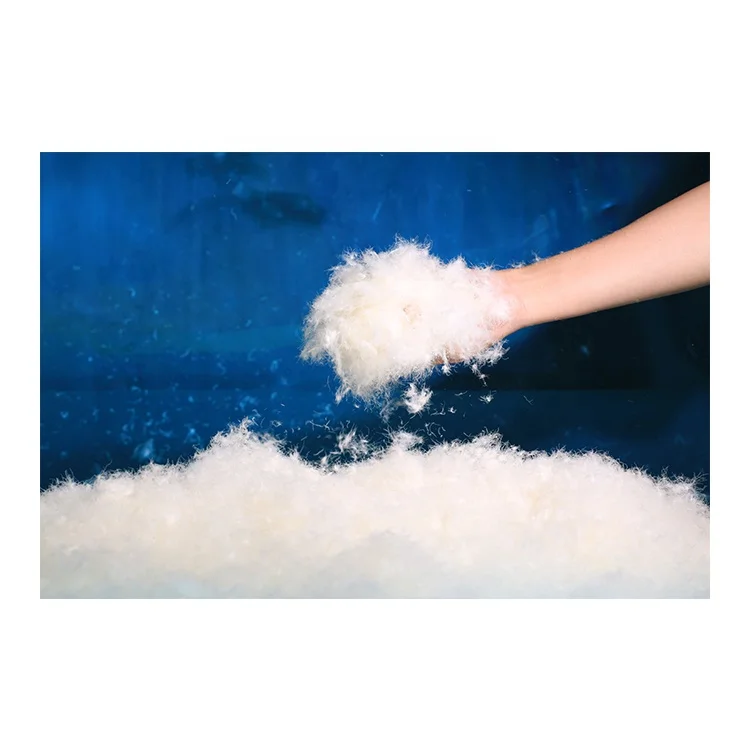 
hot new Products hotel feather pillow filling material 70% washed white duck down 