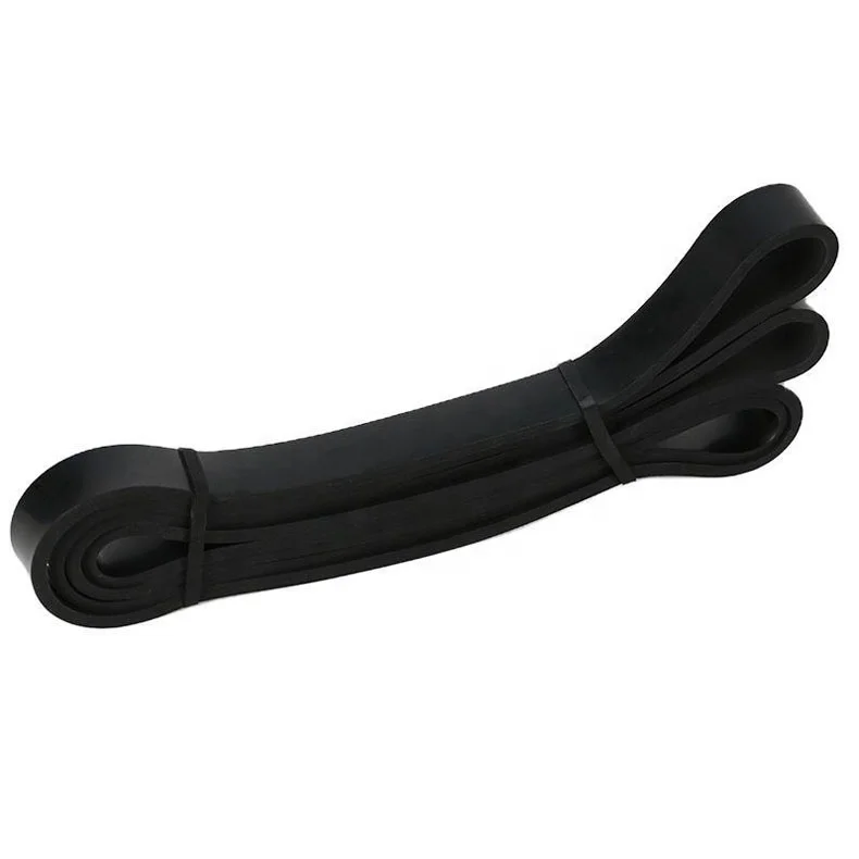 OEM ODM Light 30-70LBS Black Natural Latex Exercise Band Rubber Ultimate Range of Resistance Loop Fitness band