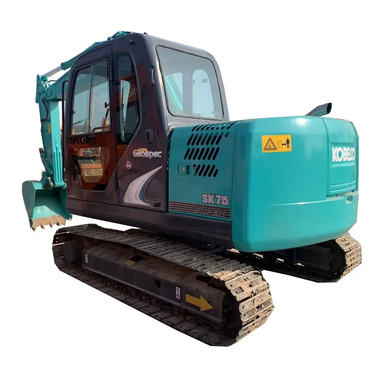 Used Japan original Kobelco sk75 excavator, Kobelco sk 75 130  140 200 7ton hydraulic crawler excavator for sale