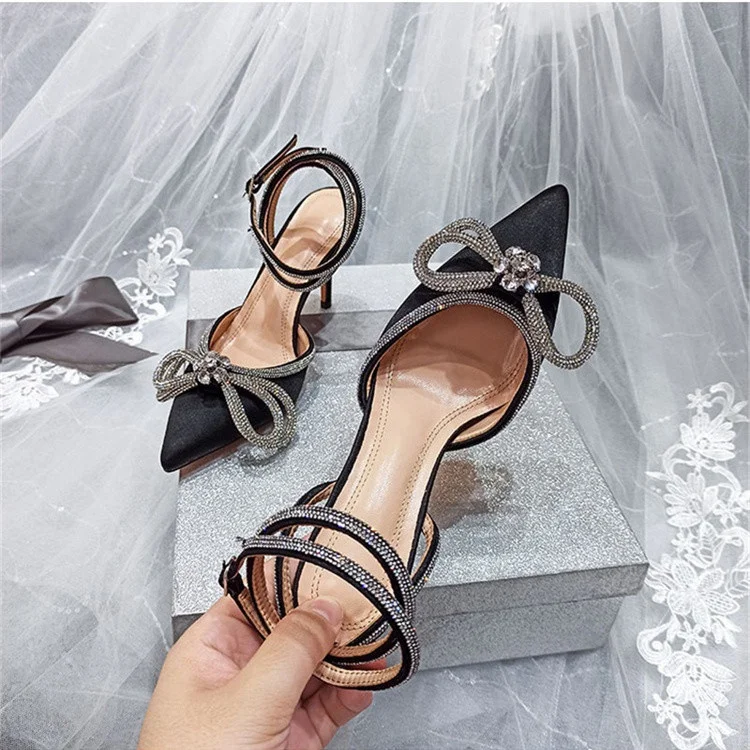 LFH-3 2022 Shoes Women Heels Ladies Wedding Elegant Platform Shoes Pump Plus Size Sequin Thin High Heels Shoes for Women